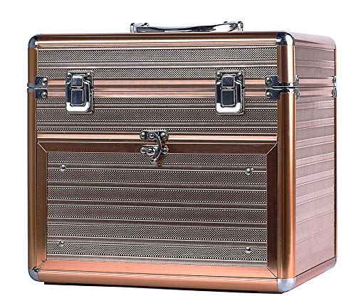 Nail Polish Case With Drawer and Dividers Makeup Travel Case Portable Cosmetic Organizer - copy
