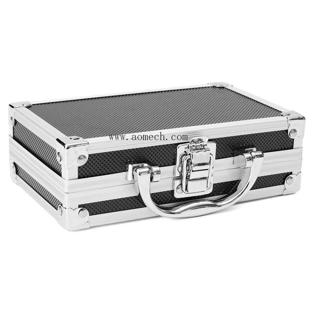 Mini Aluminium Flight Case Tool Box Portable Small Aluminum Storage Case for Craftsman Travel Carry