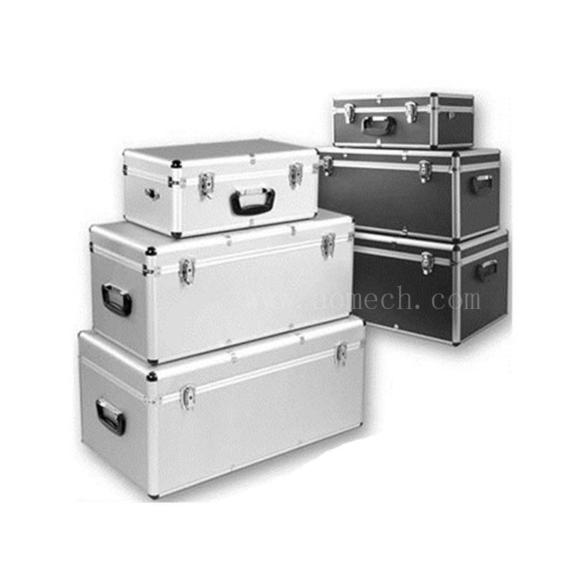 Large Capacity Aluminum Hard Tool Storage Case Transport Case Equipment Cabinet 3 Pieces Set Prop Box