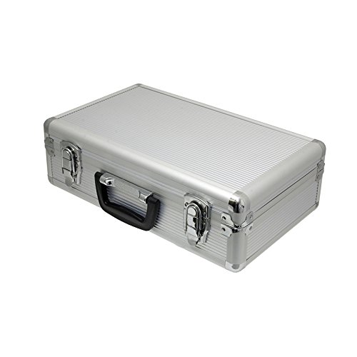 Customized Oblong Silver Aluminum Hard Case Tool Case BA312